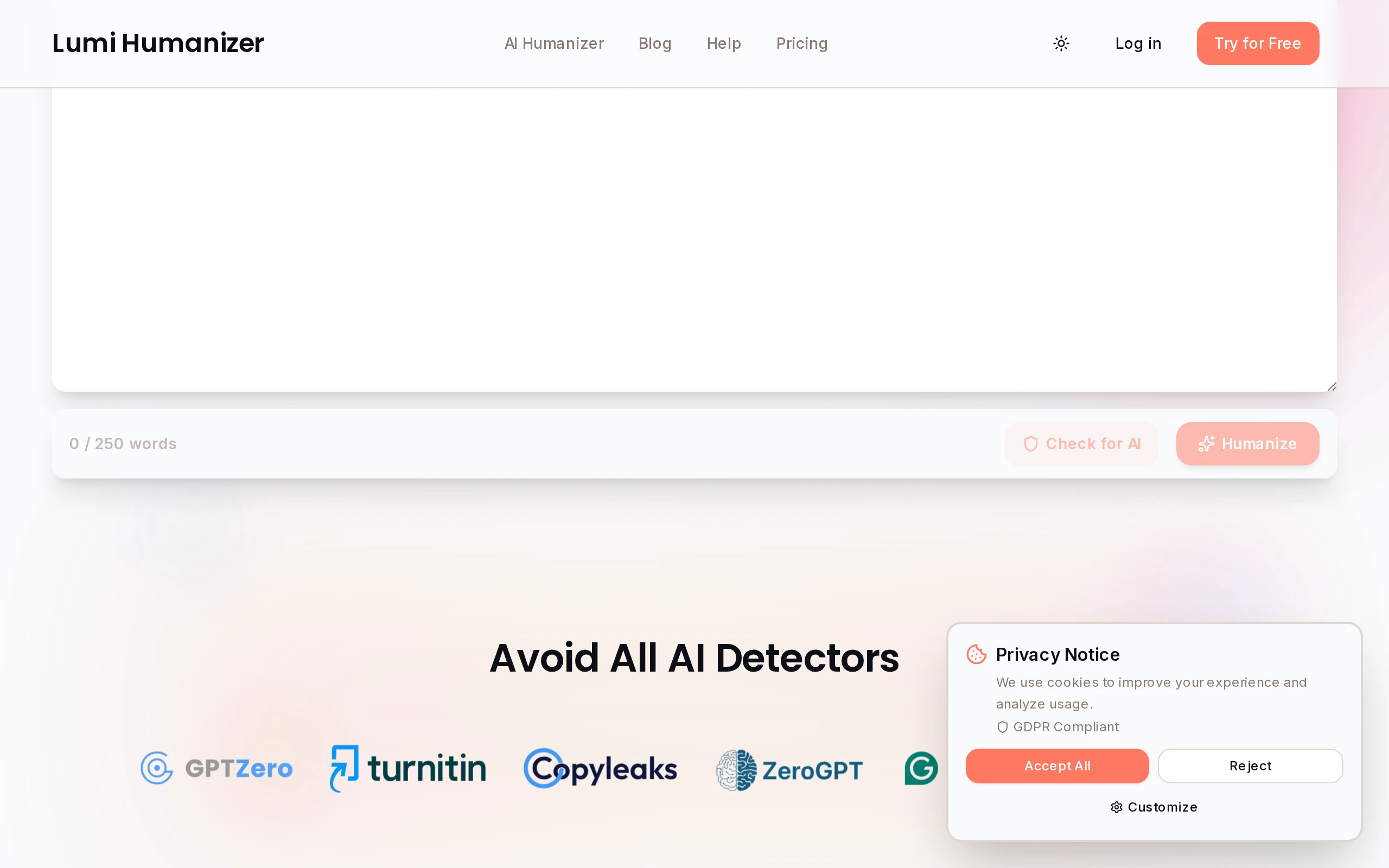 LumiHumanizer Features