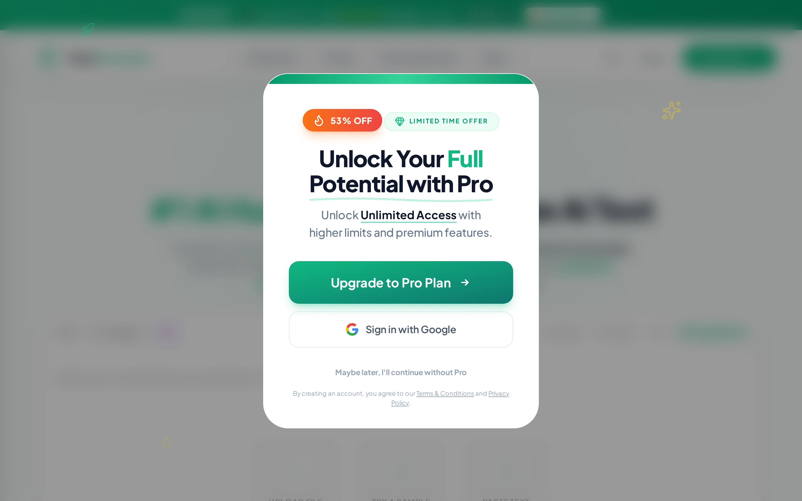 Ninja Humanizer homepage showing the main interface and value proposition