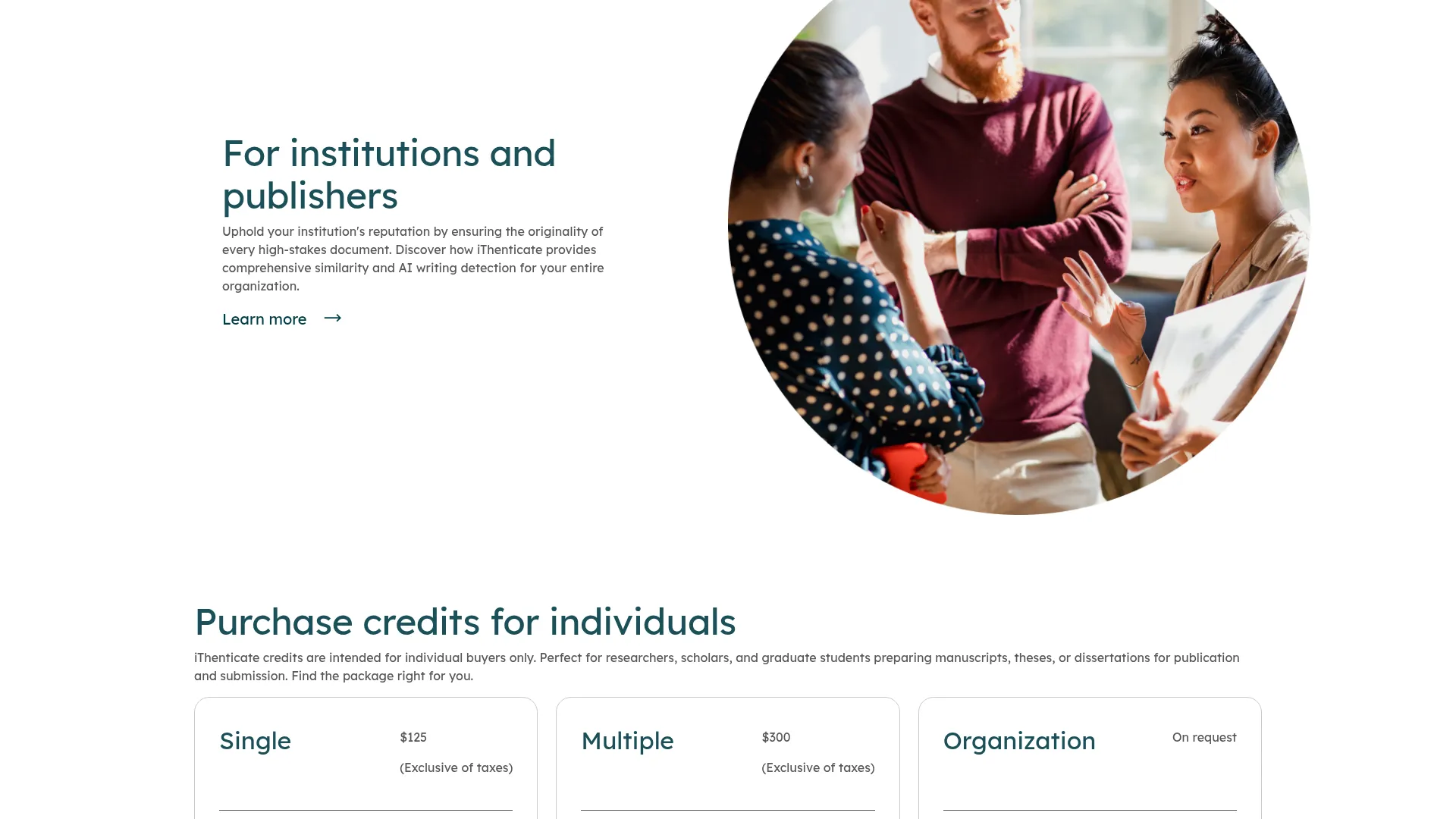Ithenticate Review - Features Screenshot