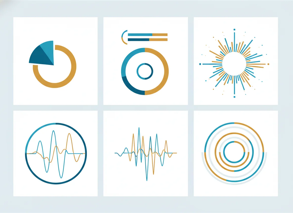 K-12 AI detection key statistics infographic showing six metric visualizations