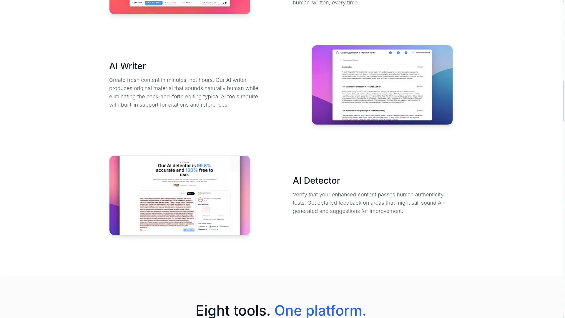 Phrasly Review - Features Screenshot
