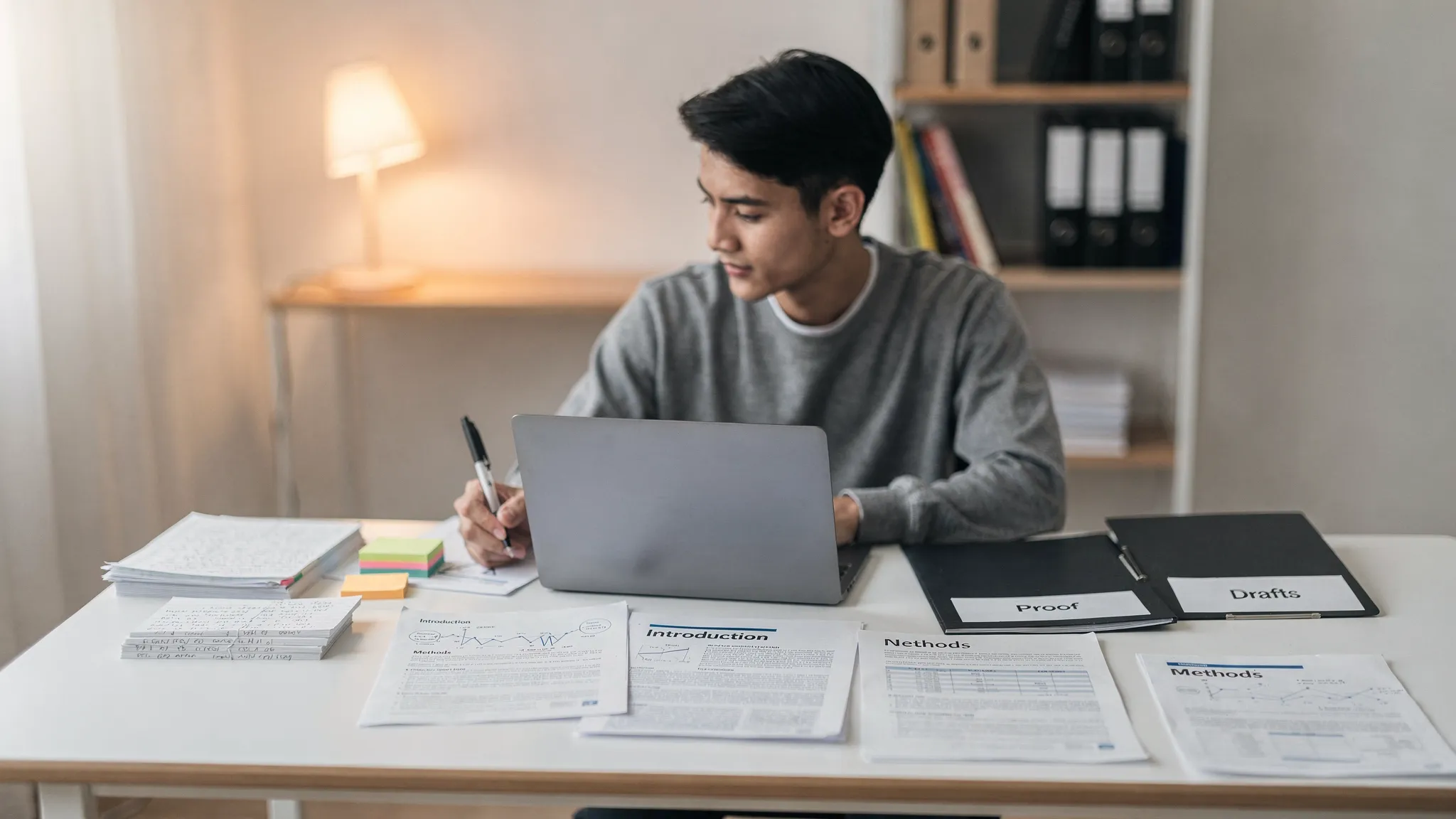 Safe AI Writing Workflow for College: Drafts, Proof, Policy - Main Image