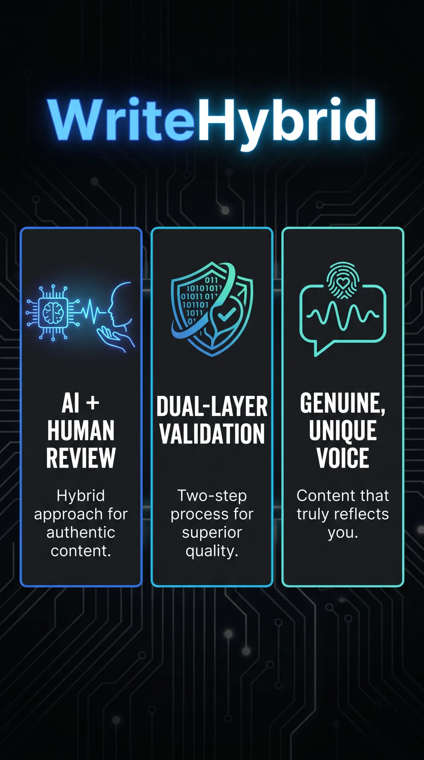 WriteHybrid - Infographic