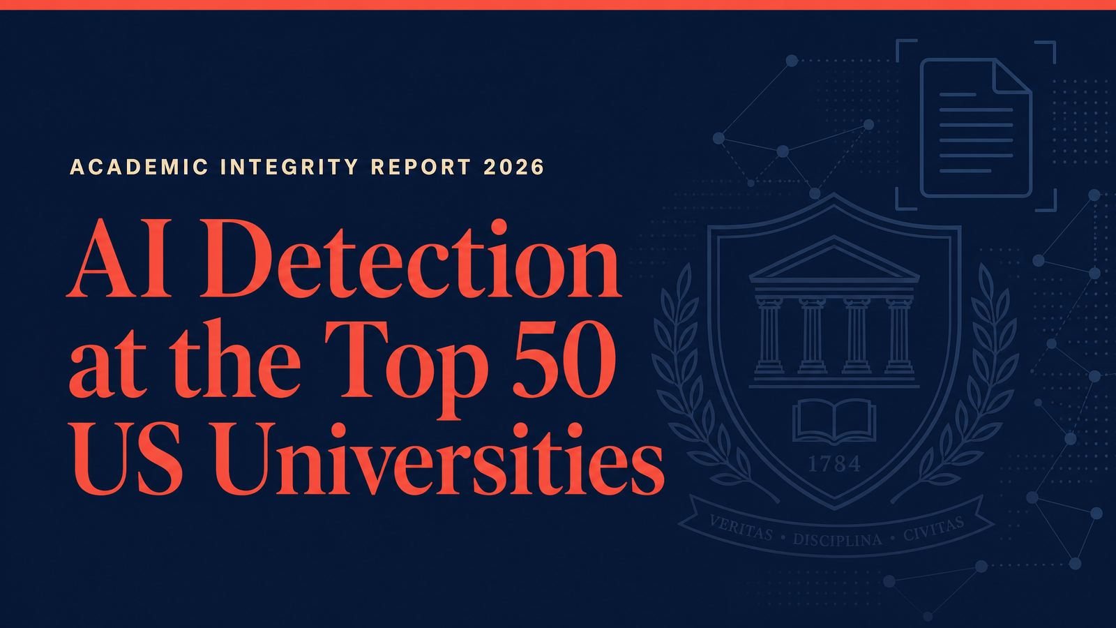 AI detection policies at the top 50 US universities
