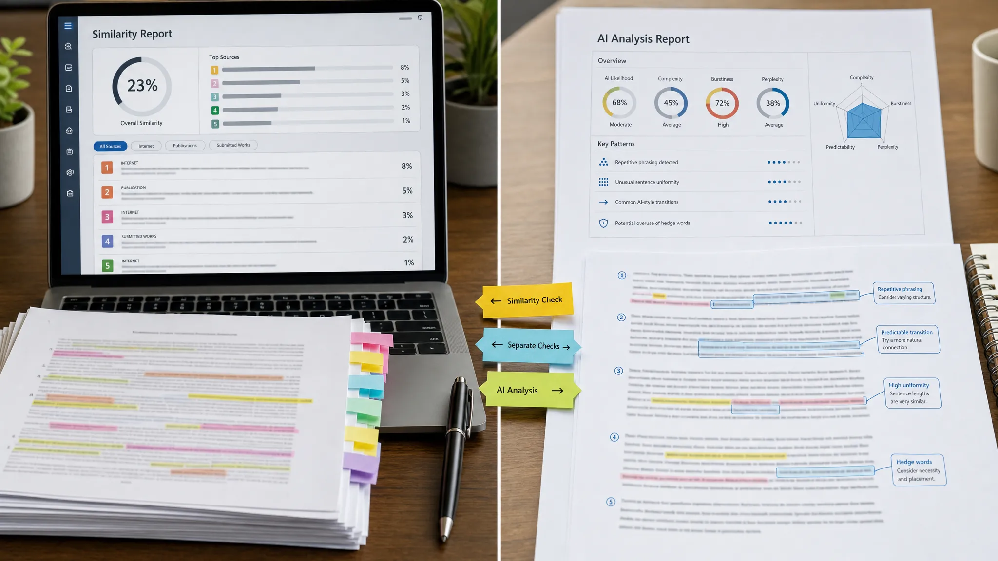 AI Detector vs Plagiarism Checker: Key Differences - Main Image