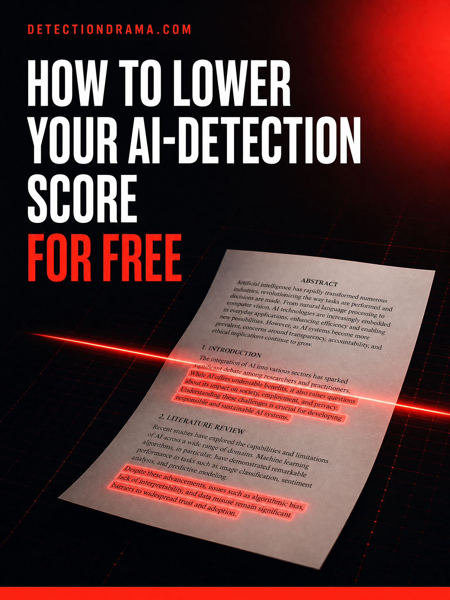 How to Lower Your AI-Detection Score — For Free