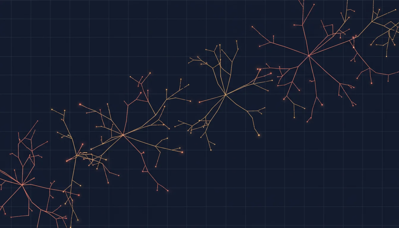 Abstract data visualization of divergent AI detector scores