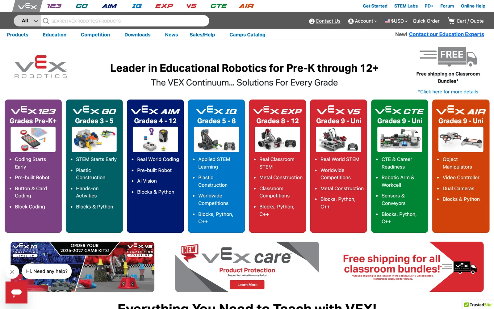 Hero bot Review - Homepage Screenshot