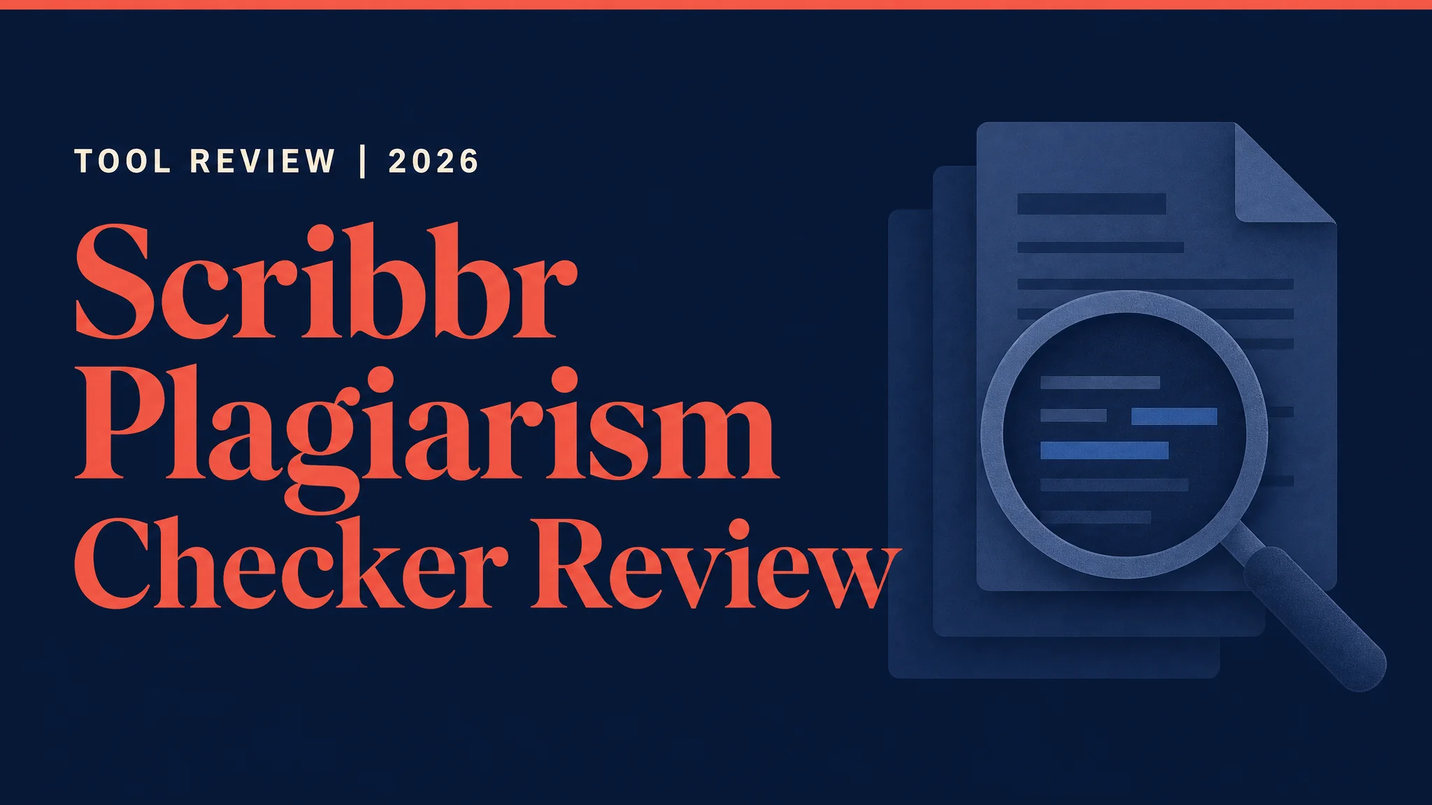 Scribbr plagiarism checker review, editorial banner
