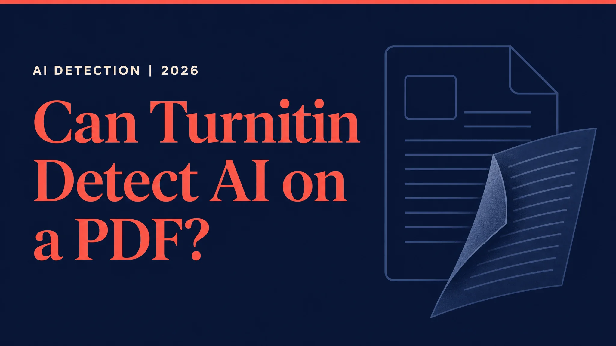 Can Turnitin detect AI on a PDF, editorial banner